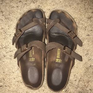 brown/ mocha mayari birkenstock’s